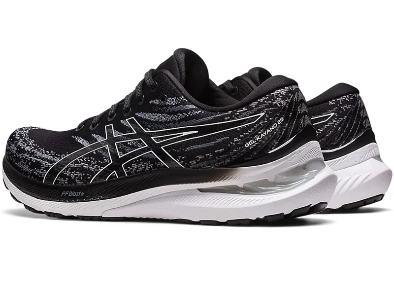 Asics Men's GEL-KAYANO 29 2E WIDE - Black/White-2